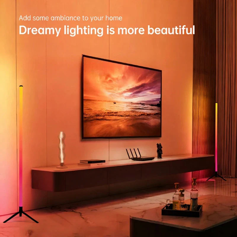 Kolorowa Lampa LED do Kąta