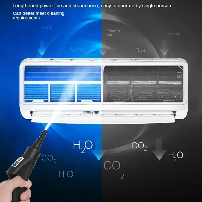 Przenośny Odkurzacz Parowy 2500W