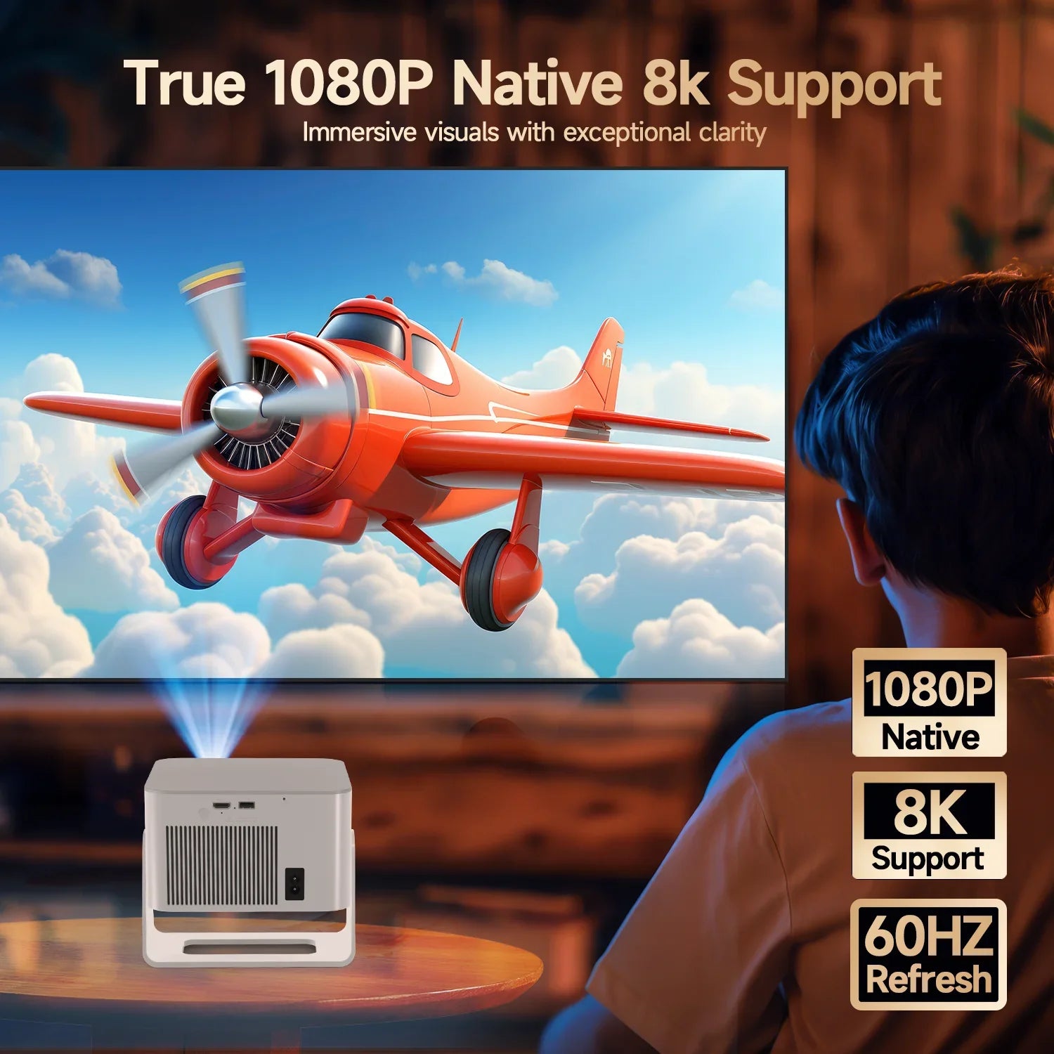 Projektor Magcubic Kino Domowe 4K