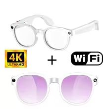 Inteligentne Okulary 4K z Kamerą i AI