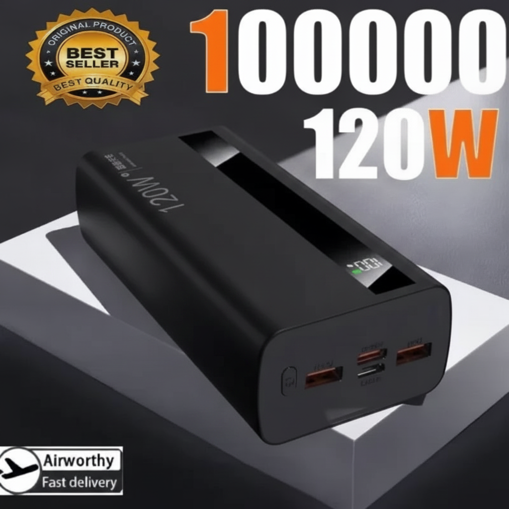 Mega Mocny PowerBank 120W