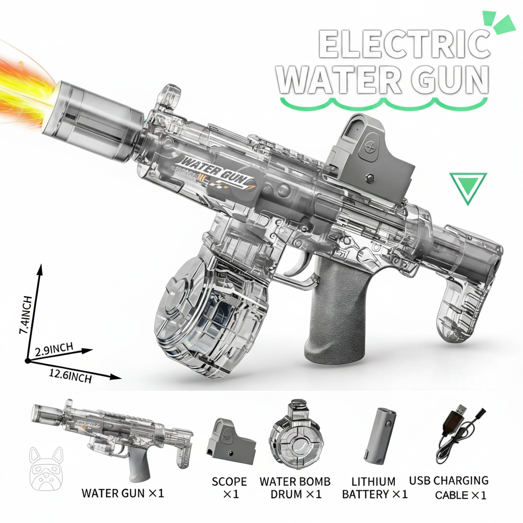 Super Blaster Wodny z Efektem Odrzutu